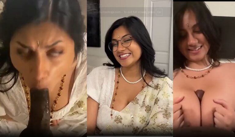 Desi Big Boobies Indian Women Excited for First BBC Titfuck in Traditional Saree